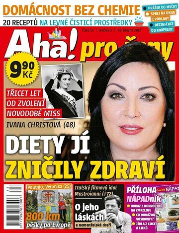 Obálka e-magazínu AHA! pro ženy 13/2019