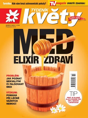 Obálka e-magazínu Týdeník Květy 33/2019
