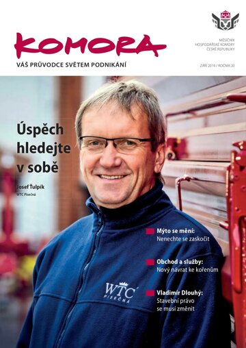 Obálka e-magazínu Komora 9/2019