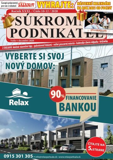 Obálka e-magazínu Súkromný podnikateľ 10-12/2020
