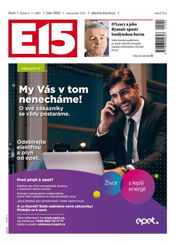 Obálka e-magazínu E15 3.11.2021