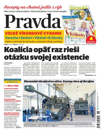 Obálka e-magazínu Pravda 6. 5. 2022