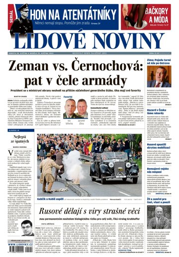 Obálka e-magazínu Lidové noviny 28.5.2022