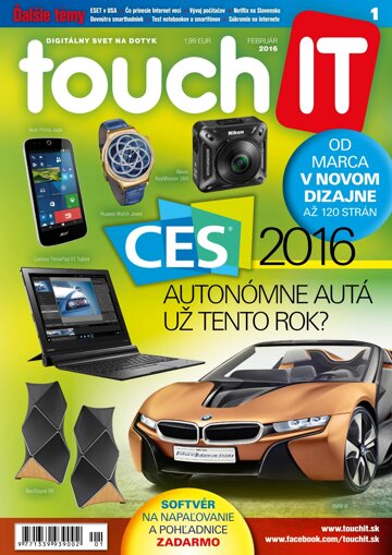 Obálka e-magazínu TouchIT 1/2016