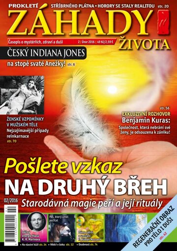 Obálka e-magazínu Záhady života 2/2016