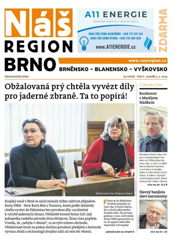 Obálka e-magazínu Náš Region - Brno 6/2024
