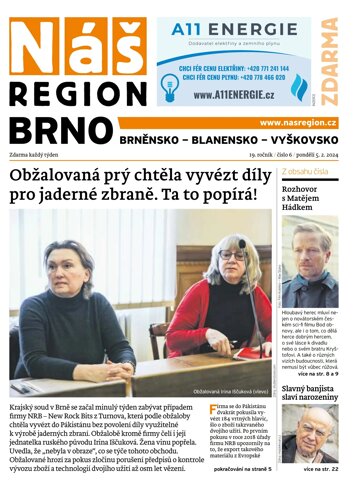 Obálka e-magazínu Náš Region - Brno 6/2024