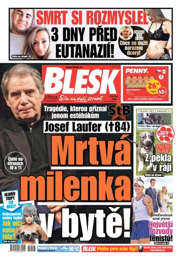 Obálka e-magazínu Blesk 24.4.2024