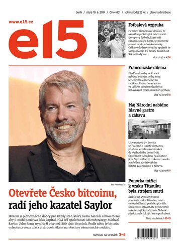 Obálka e-magazínu E15 18.6.2024