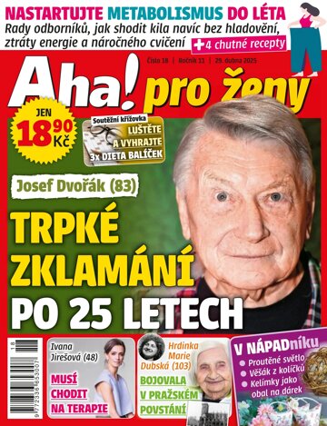 Obálka e-magazínu AHA! pro ženy 18/2025
