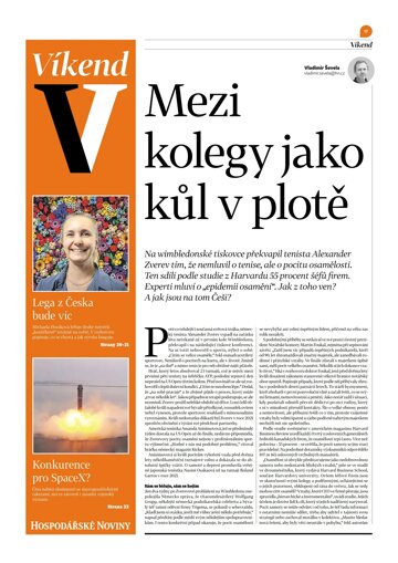 Obálka e-magazínu Hospodářské noviny - příloha Víkend 183 - 19.9.2025 Víkend