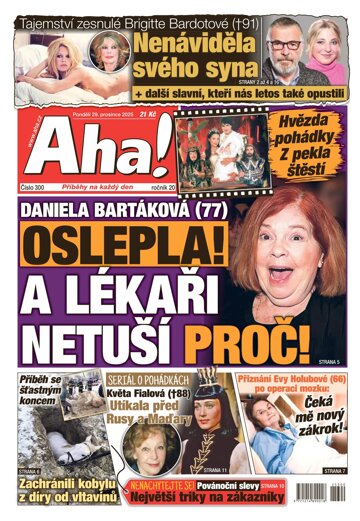 Obálka e-magazínu AHA! 29.12.2025