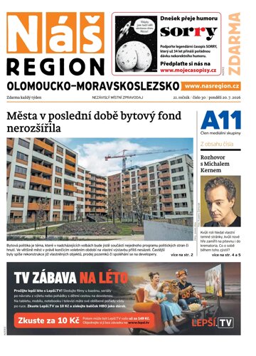 Obálka e-magazínu Náš Region - Olomoucko/Moravskoslezsko 30/2026