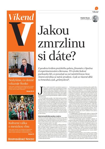 Obálka e-magazínu Hospodářské noviny - příloha Víkend 136 - 17.7.2026 Víkend