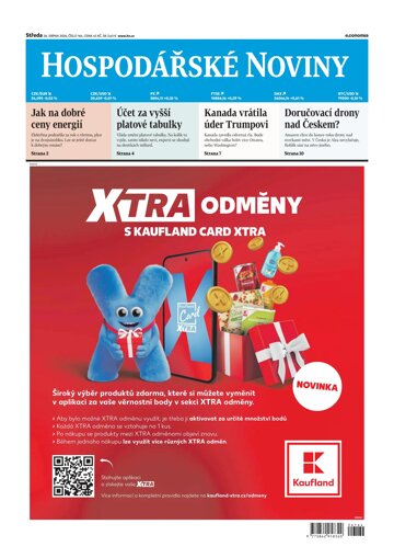 Obálka e-magazínu Hospodářské noviny 164 - 26.8.2026