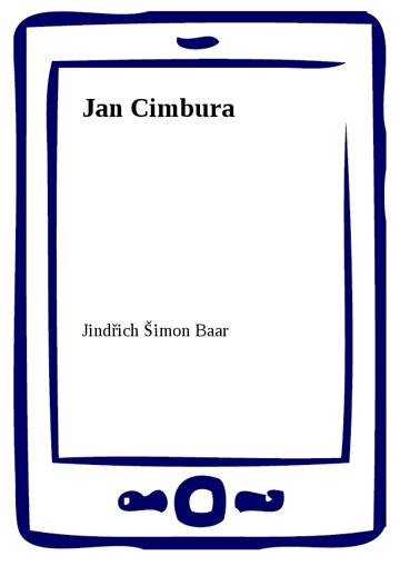 Obálka knihy Jan Cimbura