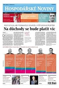 Obálka e-magazínu Hospodářské noviny 109 - 6.6.2014