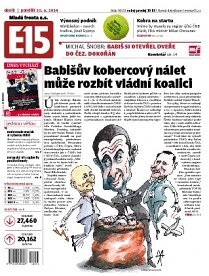 Obálka e-magazínu E15 30.6.2014