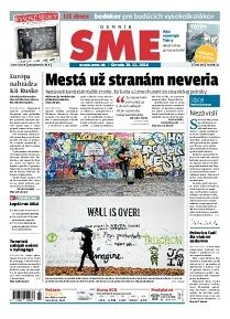 Obálka e-magazínu SME 19.11.2014