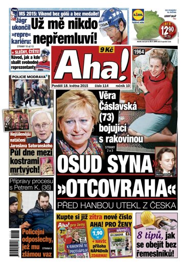 Obálka e-magazínu AHA! 18.5.2015