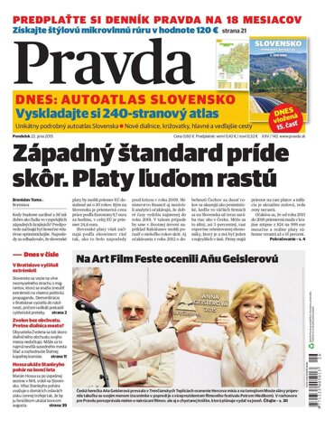 Obálka e-magazínu Pravda 22. 6. 2015