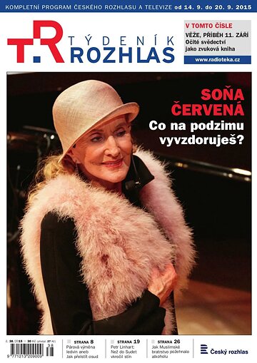 Obálka e-magazínu Týdeník Rozhlas 38/2015