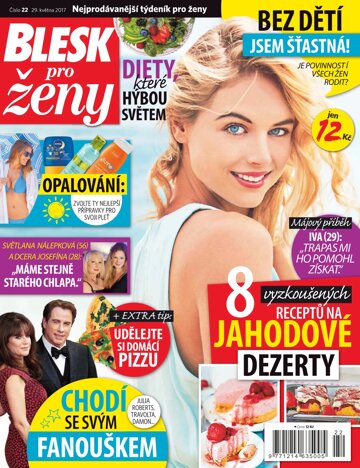 Obálka e-magazínu Blesk pro ženy 29.5.2017