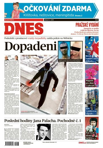 Obálka e-magazínu MF Dnes 16.1.2019