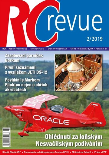 Obálka e-magazínu RC revue 2/2019