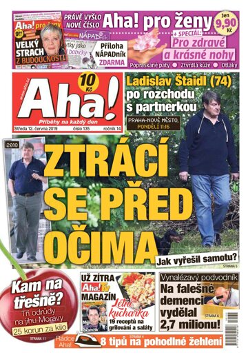 Obálka e-magazínu AHA! 12.6.2019