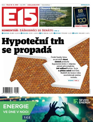 Obálka e-magazínu E15 26.11.2019