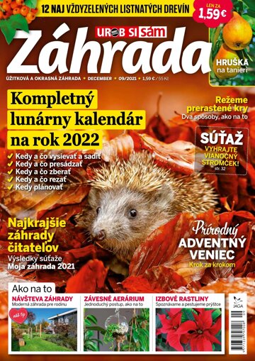 Obálka e-magazínu Záhrada 2021 09