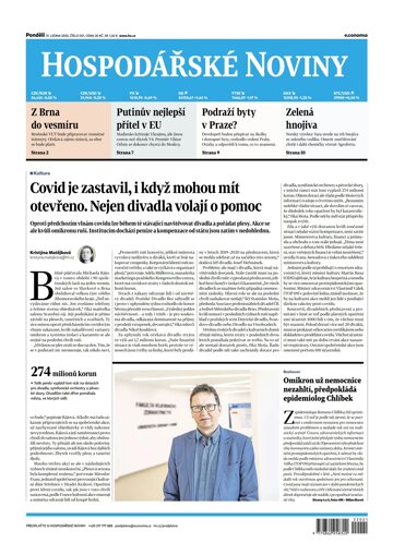 Obálka e-magazínu Hospodářské noviny 021 - 31.1.2022
