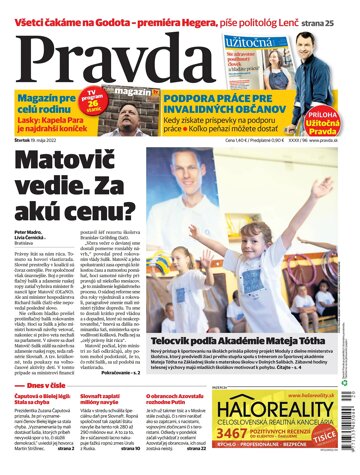 Obálka e-magazínu Pravda 19. 5. 2022