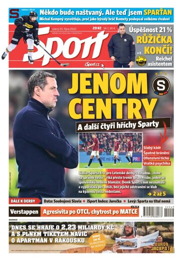 Obálka e-magazínu Sport 25.10.2022