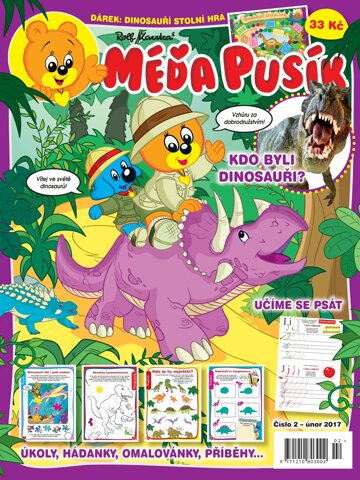 Obálka e-magazínu Méďa Pusík 2/2017