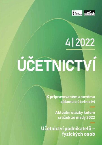 Obálka e-magazínu Účetnictví 4/2022