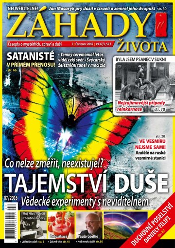 Obálka e-magazínu Záhady života 7/2016