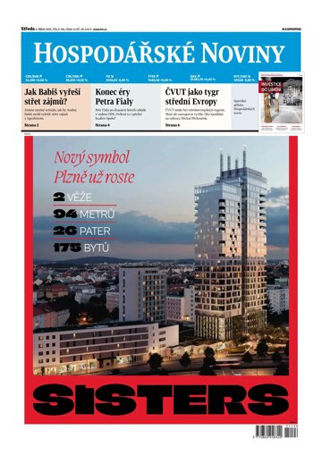 Obálka e-magazínu Hospodářské noviny 196 - 8.10.2025