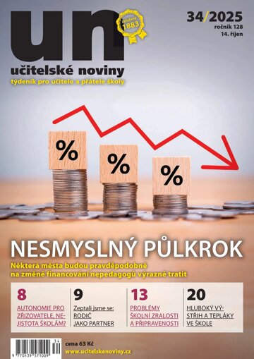 Obálka e-magazínu Učitelské noviny 34/2025