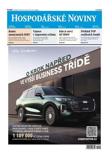 Obálka e-magazínu Hospodářské noviny 242 - 15.12.2025