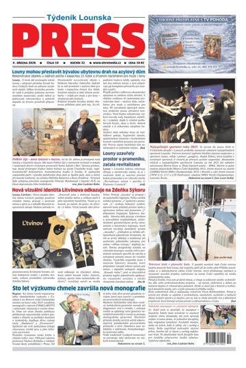 Obálka e-magazínu Lounský press 10/26