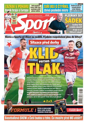 Obálka e-magazínu Sport 5.3.2026