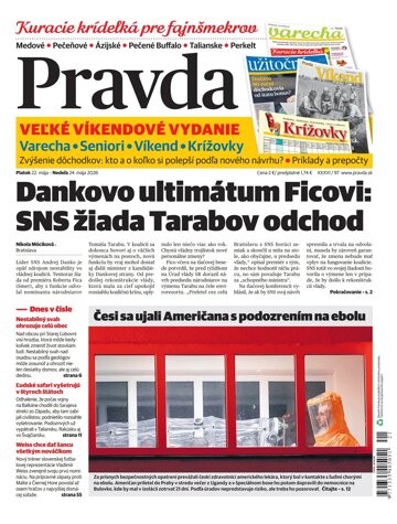 Obálka e-magazínu Pravda 22. 5. 2026