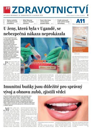 Obálka e-magazínu Ze Zdravotnictví 8/2026