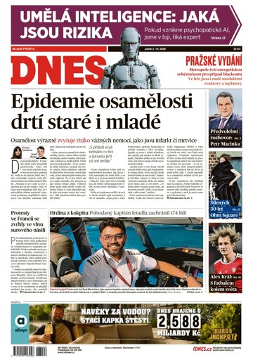 Obálka e-magazínu MF Dnes 2.10.2026