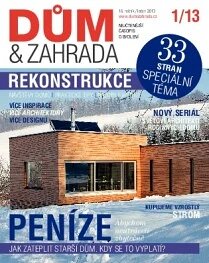 Obálka e-magazínu Dům a zahrada 1/2013