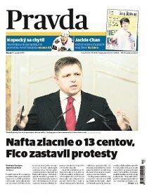 Obálka e-magazínu Pravda 12.1.2010