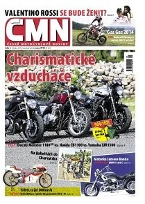 Obálka e-magazínu ČESKÉ MOTOCYKLOVÉ NOVINY 1/2014