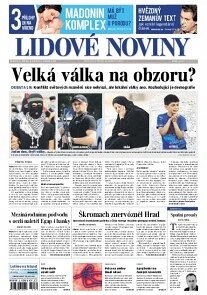Obálka e-magazínu Lidové noviny 2.8.2014